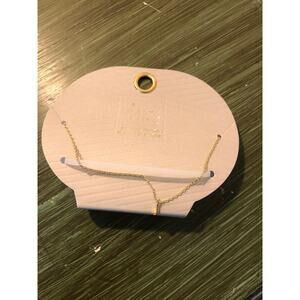 A New Day NWT 14k Gold Plated 16" Initial "J" Necklace with 3" Extender